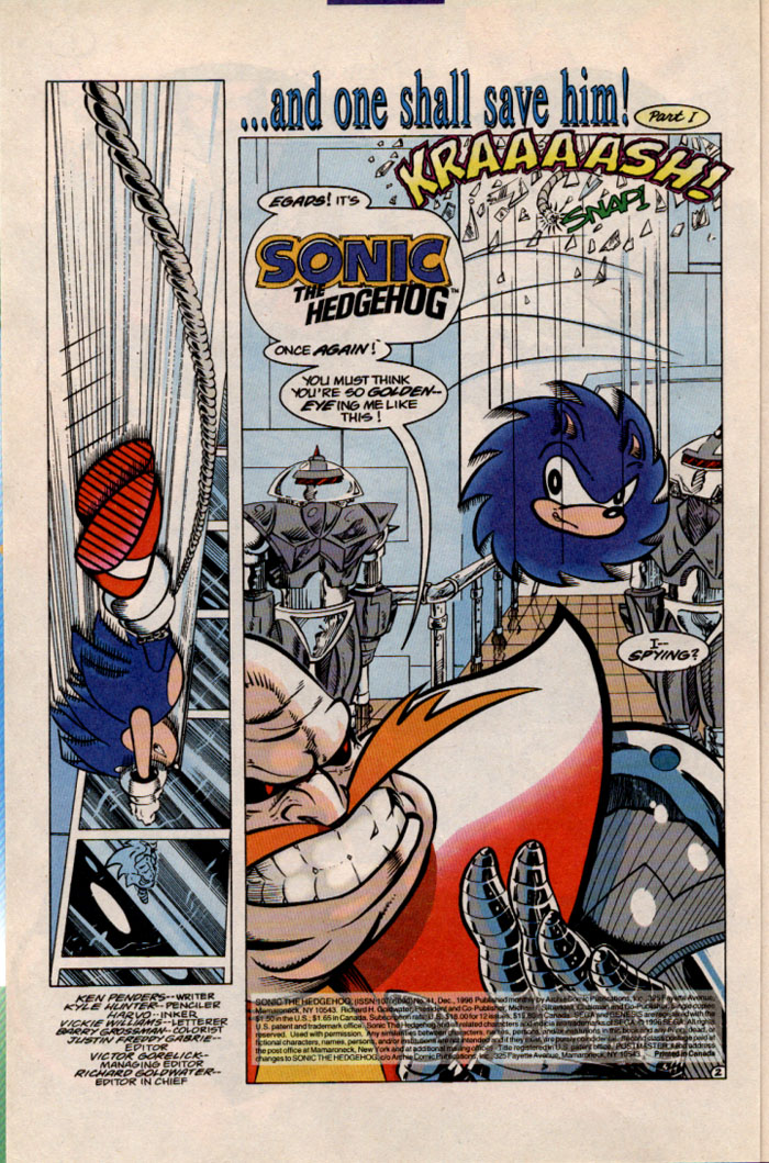 Sonic - Archie Adventure Series December 1996 Page 2